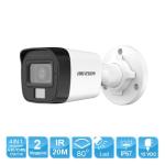 Camera Hikvision 2MP Full HD, công nghệ ColorVu, quan sát đêm sáng rực, hỗ trợ DNR, BLC, DWDR, ống kính 3.6mm, tiêu chuẩn IP67 chống bụi nước hiệu quả