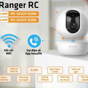 Camera Imou 3.0MP 2K, Giám Sát Toàn Cảnh 360°, Đàm Thoại Hai Chiều, Còi Báo Động, Theo Dõi Chuyển Động, Hỗ Trợ WiFi Trực Tiếp Không Qua Modem