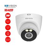 Camera WiFi 2MP Kbvision KX C22L, Full HD 1080P, tự động cân bằng sáng, tầm xa đèn LED 30m, mic và loa tích hợp, cảnh báo an ninh thông minh, thiết kế bền bỉ ngoài trời
