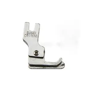 Chân Vịt Mí Phải CR1/16NS SUSEI, Chân Vịt 1 Kim Bù Mép Hẹp 1/16 Inch 1,6mm, Phụ Kiện Máy May Công Nghiệp Dùng Dẫn Mép, May Sát Biên Vải, May Đường Mí, Căn Cữ Và Thay Thế Chân Vịt Tương Thích