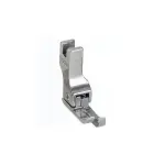 Chân vịt CR1/32N 0,8mm cho máy may công nghiệp 1 kim, chân vịt bù phải loại hẹp, chân vịt dẫn mép bên phải, hỗ trợ kiểm soát khoảng cách đường may, phù hợp thay thế phụ kiện cùng quy cách