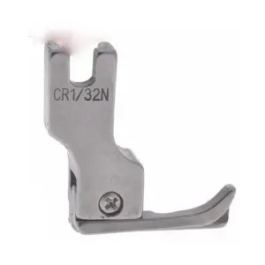 Chân vịt CR 1/32N máy may công nghiệp, chân vịt mí phải 1/32 inch 0,8mm loại hẹp, chân vịt bù phải dẫn mép, hỗ trợ may sát mép và đường mí nhỏ, phù hợp bảo trì máy may và thay chân vịt cũ