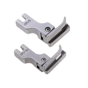 Chân vịt CR1/8N compensating right 3 ly máy may công nghiệp, may đường sát mép chính xác gấp mép nhanh, chất liệu thép cứng chịu lực tốt, lắp dễ dàng cho hầu hết máy 1 kim phổ biến hiện nay