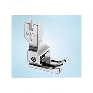 Chân Vịt Máy May Mí Trái 5 Ly CL3/16E, Chân Vịt 1 Kim Công Nghiệp, Phụ Tùng Máy May 5mm, Chân Vịt Mí Trái, Dùng Cho Công Đoạn May Mí, Hỗ Trợ Dẫn Vải Và Duy Trì Cự Ly Đường May Ổn Định