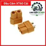 Đầu Cắm XT60 Cái, Jack XT60 Female 2 Chân, Đầu Nối Pin Lithium Và ESC, Kết Nối Nguồn DC, Dùng Cho Drone FPV, Xe Điều Khiển, Robot, Mô Hình RC, Bộ Pin, Thiết Bị Điện Tử, Dây 12AWG, Kết Nối Nguồn DC Công Suất Cao
