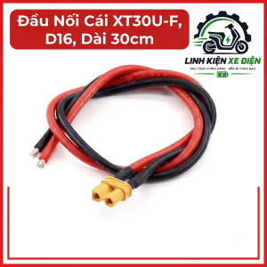 Đầu Cắm XT30U-F D16 16AWG Dài 10cm, Dây Nguồn XT30U 2 Pin Cho LiPo, ESC, Drone FPV Và Xe RC, Đầu Nối Cái Nhỏ Gọn Dùng Cho Mạch Điện Tử, Robot, Máy Bay Mô Hình, Thiết Bị DIY Và Các Bộ Dây Nguồn Cần Thay Thế