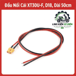 Đầu Nối Cái XT30U-F D18 Dài 50cm, Jack XT30U Female 2 Pin, Dây 18AWG, Đầu Cắm Pin, Kết Nối Nguồn DC, Phụ Kiện Pin Lithium, Drone FPV, RC, ESC, Xe Mô Hình, Mạch Điều Khiển Và Điện Tử