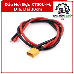 Đầu Cắm XT30U-M D16 16AWG Dài 30cm AMASS, Dây Nguồn XT30U 2 Pin Cho Pin LiPo, ESC, Drone FPV, Xe RC, Máy Bay Mô Hình, Robot Và Mạch Điều Khiển, Phụ Kiện Nguồn Nhỏ Gọn Dùng Cho Lắp Ráp, Sửa Chữa Và DIY