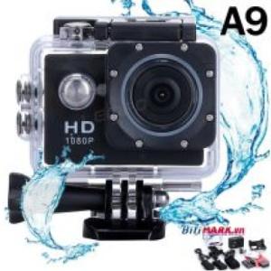 Full HD Sport Cam A9 1080p – Camera hành trình Gắn Xe Máy & Mũ Bảo Hiểm, Góc Quay Rộng 140°, Chống Rung, LCD 1,5 Inch, Nhựa ABS Bền, Pin Li-ion, Ghi Liên Tục Cho Lái Xe & Phượt