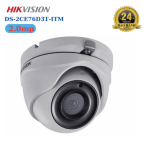 CHỐNG NGƯỢC SÁNG MẠNH, Camera Hikvision DS-2CE76D3T-ITM, công nghệ WDR 120dB, ghi hình rõ cả vùng sáng và tối, IP67 chống mưa gió, ống kính cố định 3.6 mm