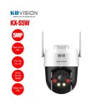 KBVISION KX-S5W, camera WiFi 5MP quay quét ngoài trời, đàm thoại hai chiều, nhận diện thông minh người và xe, Smart Tracking tự động theo dõi đối tượng, IP66 chống nước