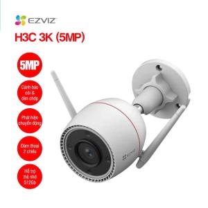 Camera Wifi EZVIZ H3C 3K 5MP CS-H3C-R100-1J5WKFL, Camera Ngoài Trời AI Phát Hiện Hình Dáng Con Người, Kết Nối 2.4GHz, Hỗ Trợ MicroSD 512GB, Giải Pháp Bảo Vệ Toàn Diện Cho Nhà Bạn