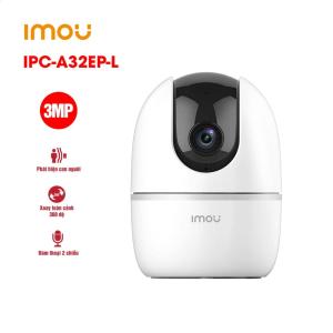 Camera WiFi Imou 3MP IPC-A32EP-L, Xoay Quét 355°/80°, Gọi App Trực Tiếp, Phát Hiện Người + Theo Dõi Thông Minh, Đàm Thoại 2 Chiều, Night Vision 10m – Giữ An Toàn Cho Nhà Bạn